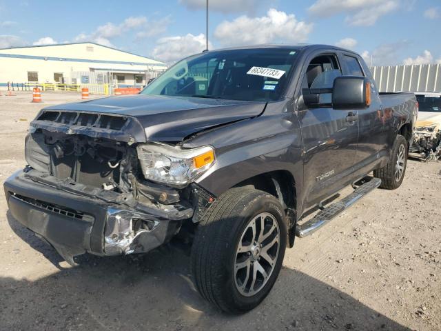 5TFRM5F19HX114767 - 2017 TOYOTA TUNDRA DOUBLE CAB SR/SR5 GRAY photo 1