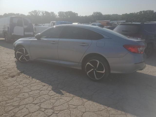 1HGCV2F37MA027967 - 2021 HONDA ACCORD SPORT ვერცხლისფერი ფოტო 2