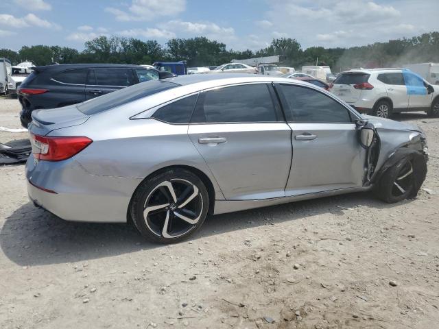 1HGCV2F37MA027967 - 2021 HONDA ACCORD SPORT ვერცხლისფერი ფოტო 3
