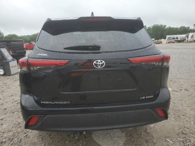 5TDBZRBH8LS518705 - 2020 TOYOTA HIGHLANDER L Սև լուսանկար 6