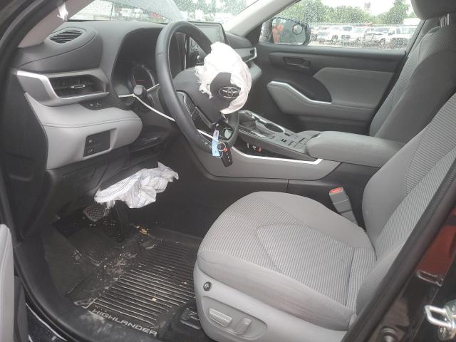 5TDBZRBH8LS518705 - 2020 TOYOTA HIGHLANDER L Սև լուսանկար 7