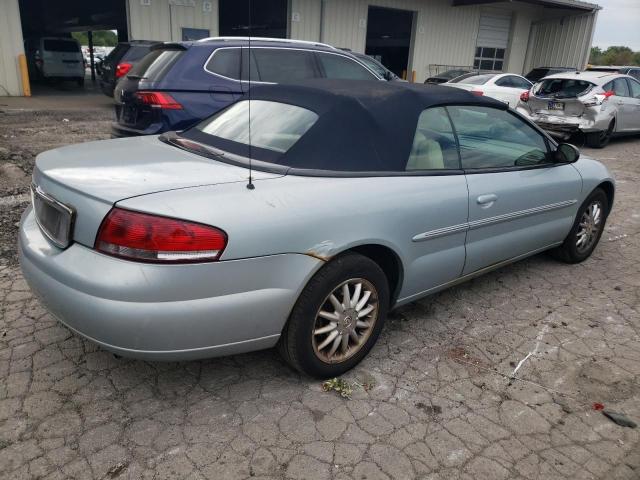 1C3EL65RX3N555475 - 2003 CHRYSLER SEBRING LIMITED BLUE photo 3