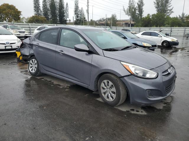 KMHCT4AE1HU242687 - 2017 HYUNDAI ACCENT SE GRAY photo 7