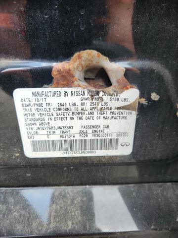 JN1EV7AR3JM438893 - 2018 INFINITI Q50 LUXE GRAY photo 12