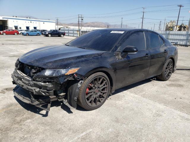 4T1KZ1AK3MU049899 - 2021 TOYOTA CAMRY TRD BLACK photo 1