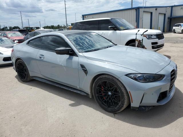 WBS33AZ09MCH10124 - 2021 BMW M4 COMPETITION SILVER photo 4