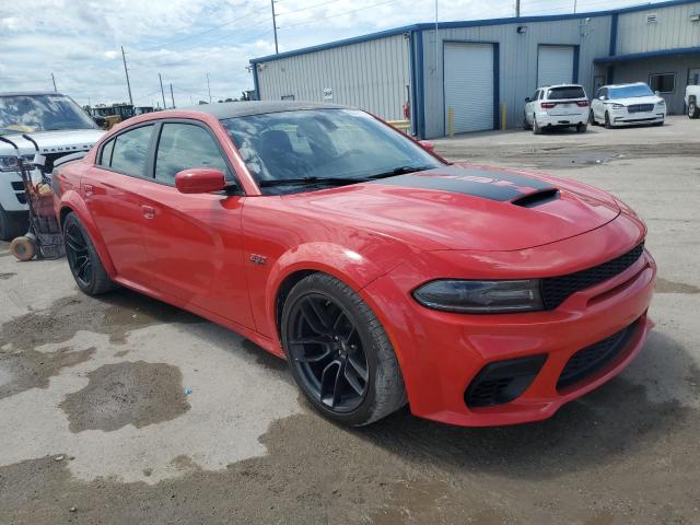2C3CDXGJ3MH570086 - 2021 DODGE CHARGER SCAT PACK RED photo 4