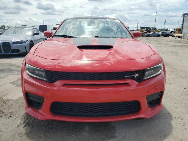 2C3CDXGJ3MH570086 - 2021 DODGE CHARGER SCAT PACK RED photo 5