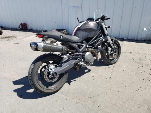 ZDM1RADN19B005915 - 2009 DUCATI MONSTER 696 GRAY photo 4