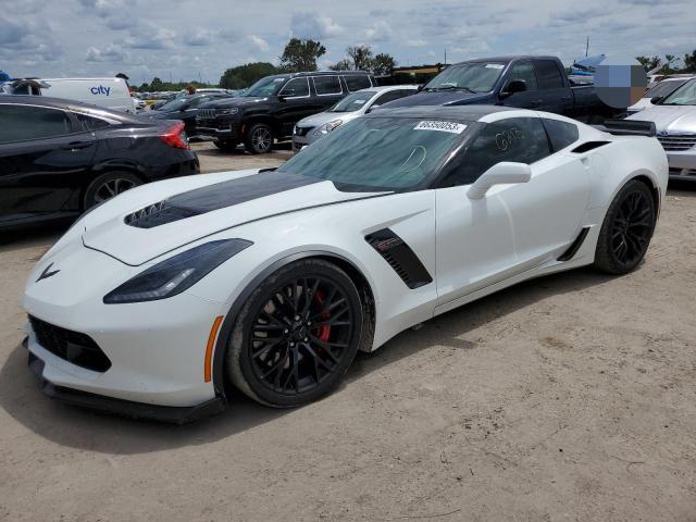 1G1YP2D6XK5604159 - 2019 CHEVROLET CORVETTE Z06 1LZ WHITE photo 1