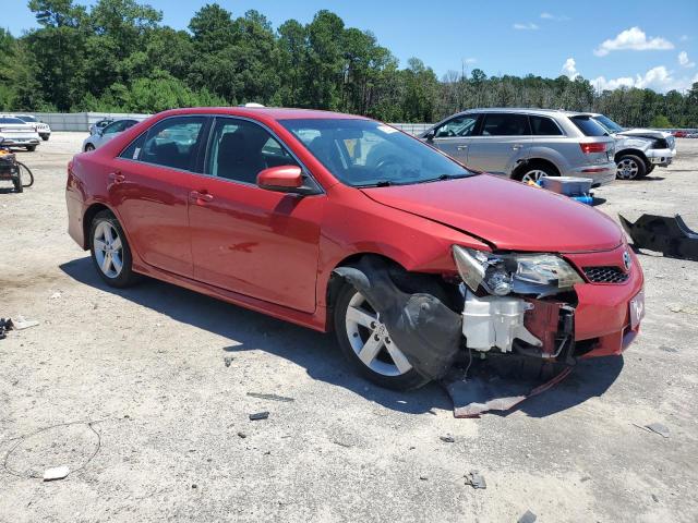 4T1BF1FK9DU683669 - 2013 TOYOTA CAMRY L RED photo 4