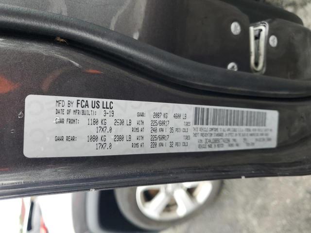 3C4NJDBB5KT742294 - 2019 JEEP COMPASS LATITUDE Сұр фото 13