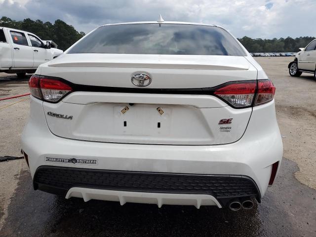 JTDS4MCE2N3500842 - 2022 TOYOTA COROLLA SE WHITE photo 6
