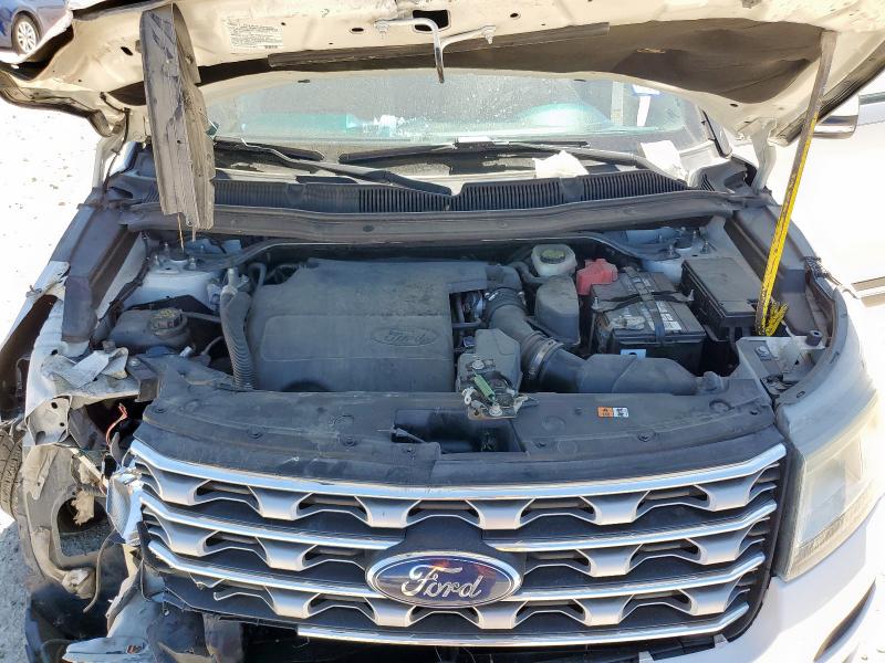 1FM5K7F86GGA56110 - 2016 FORD EXPLORER LIMITED WHITE photo 12