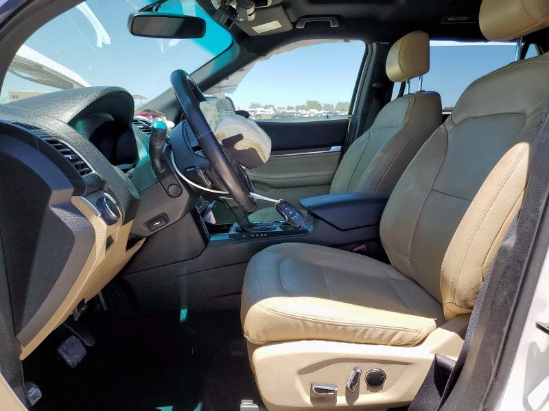 1FM5K7F86GGA56110 - 2016 FORD EXPLORER LIMITED WHITE photo 7