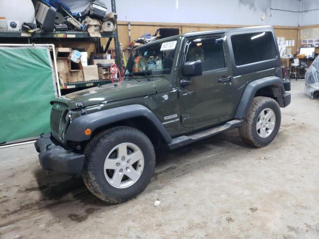 1C4AJWAG6GL139445 - 2016 JEEP WRANGLER SPORT GREEN photo 1