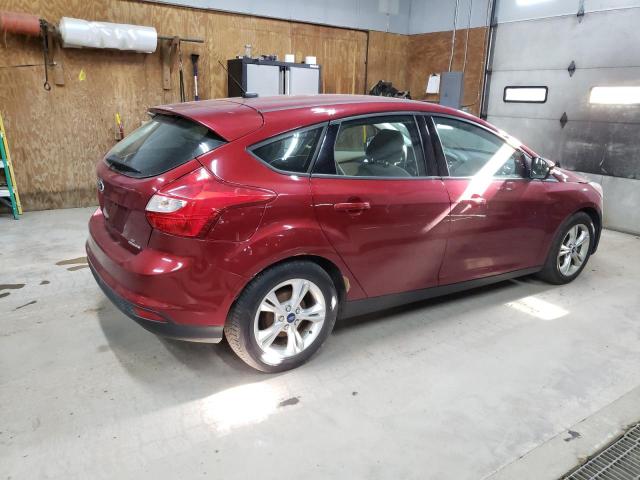 1FADP3K20EL207674 - 2014 FORD FOCUS SE BURGUNDY photo 3