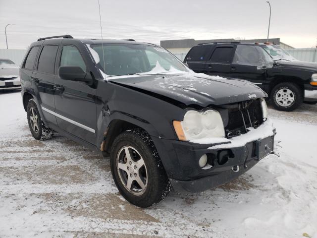 1J4GR48K36C261447 - 2006 JEEP GRAND CHER LAREDO BLACK photo 1