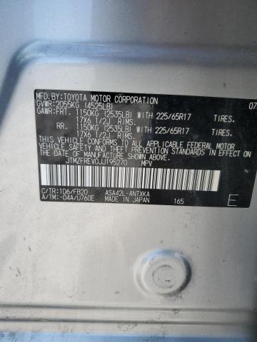 JTMZFREV0JJ195270 - 2018 TOYOTA RAV4 LE ვერცხლისფერი ფოტო 14