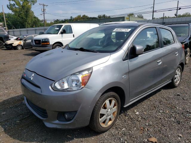 ML32A4HJ9FH037233 - 2015 MITSUBISHI MIRAGE ES GRAY photo 1