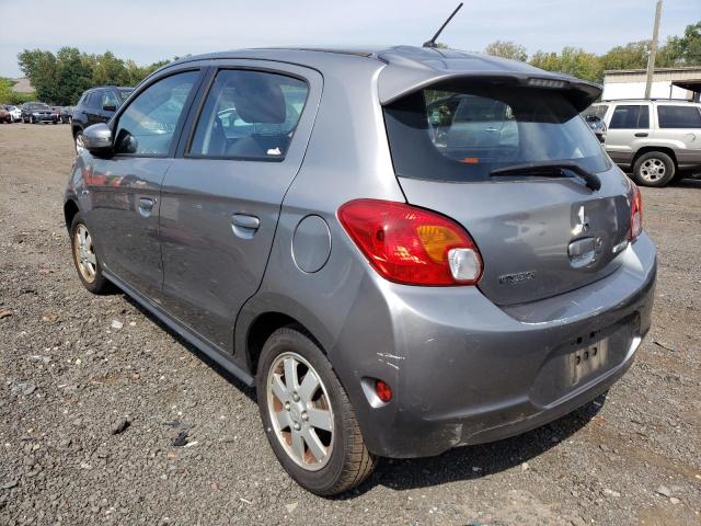 ML32A4HJ9FH037233 - 2015 MITSUBISHI MIRAGE ES GRAY photo 2