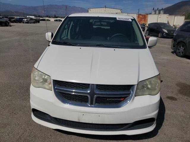 2C4RDGCG2DR752128 - 2013 DODGE GRAND CARA SXT WHITE photo 5