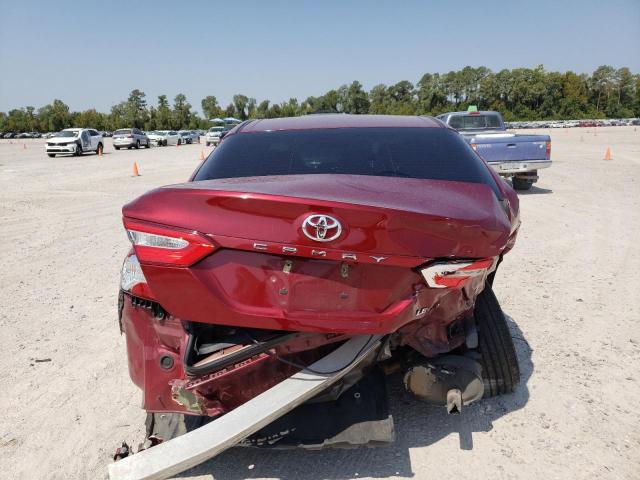 4T1B11HK4JU508480 - 2018 TOYOTA CAMRY L RED photo 6