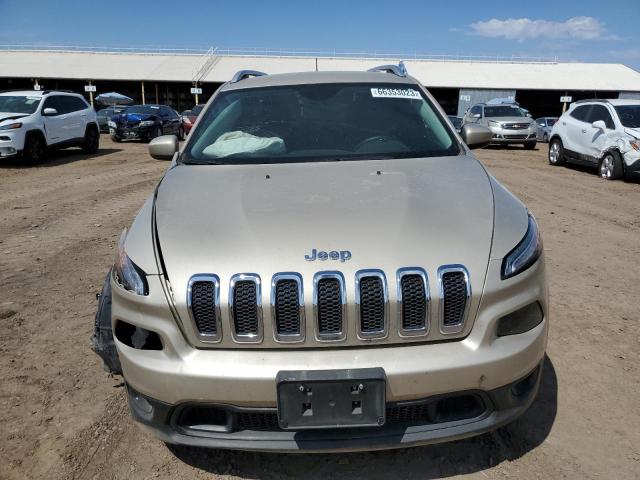 1C4PJLCB2FW737071 - 2015 JEEP CHEROKEE LATITUDE BEIGE photo 5