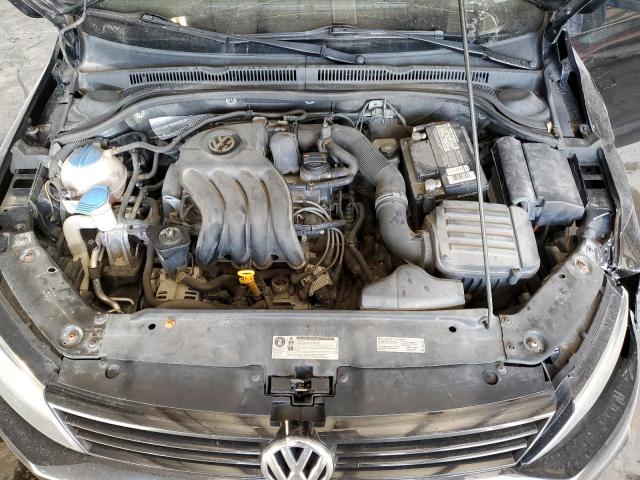 3VW2K7AJ9DM222345 - 2013 VOLKSWAGEN JETTA BASE 黑色 照片 11