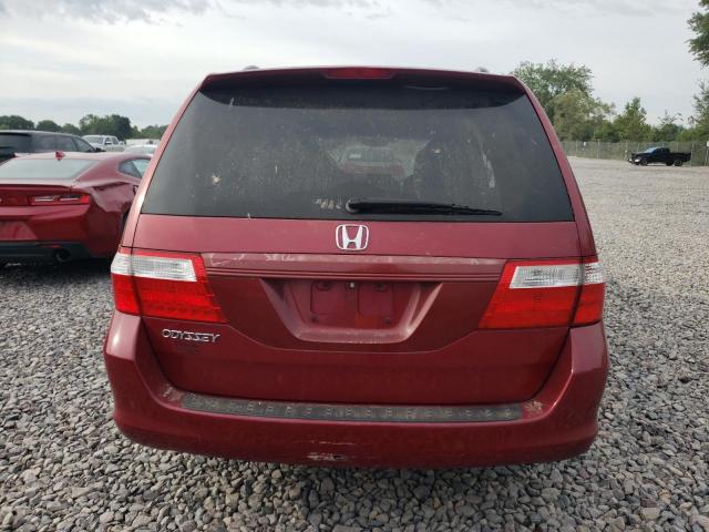 5FNRL38786B412386 - 2006 HONDA ODYSSEY EXL أحمر صورة 6