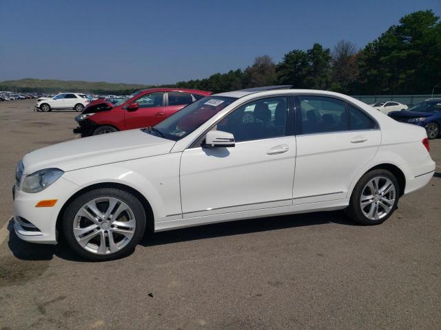 WDDGF8ABXDG133962 - 2013 MERCEDES-BENZ C 300 4MATIC WHITE photo 1