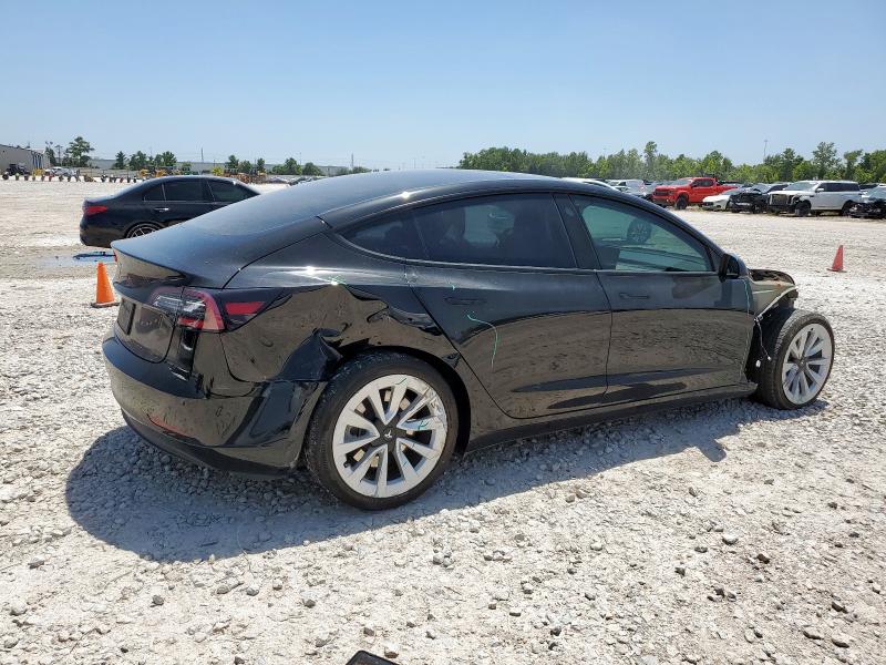 5YJ3E1EA7PF418895 - 2023 TESLA MODEL 3 BLACK photo 3