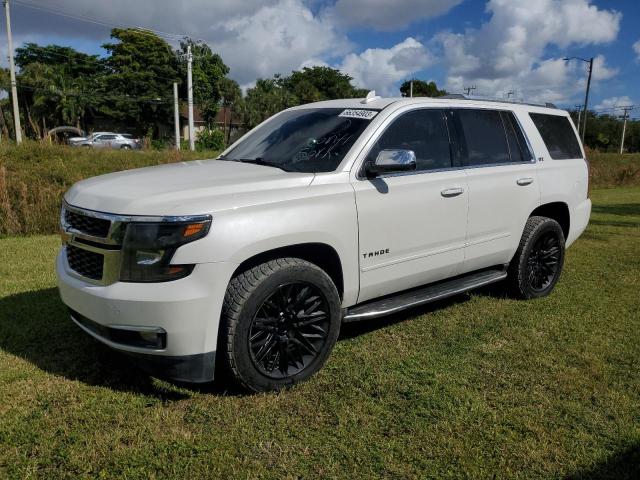 1GNSKCKC5GR466838 - 2016 CHEVROLET TAHOE K1500 LTZ WHITE photo 1