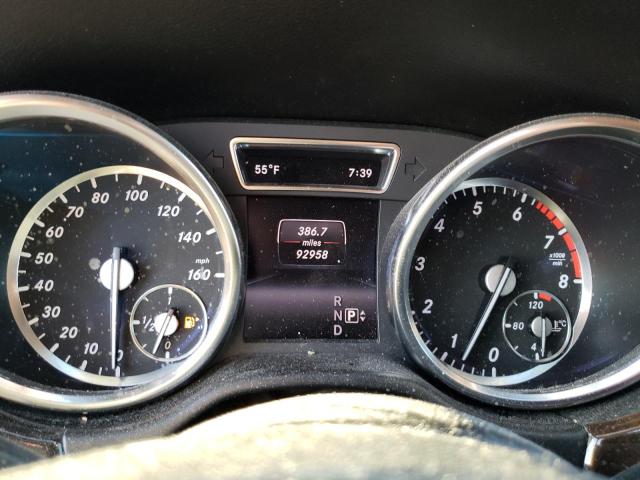 4JGDA5HB3FA446465 - 2015 MERCEDES-BENZ ML 350 4MATIC WHITE photo 9