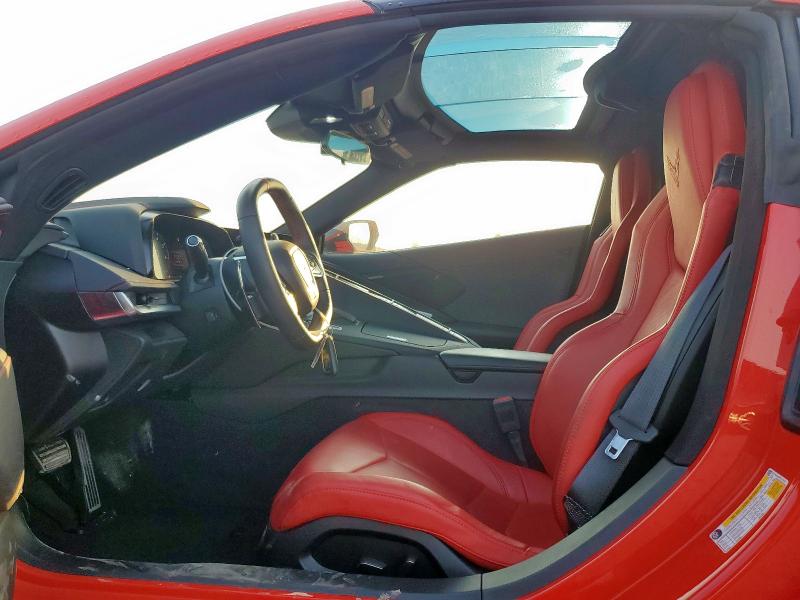 1G1YA2D49P5137839 - 2023 CHEVROLET CORVETTE STINGRAY 1LT RED photo 7