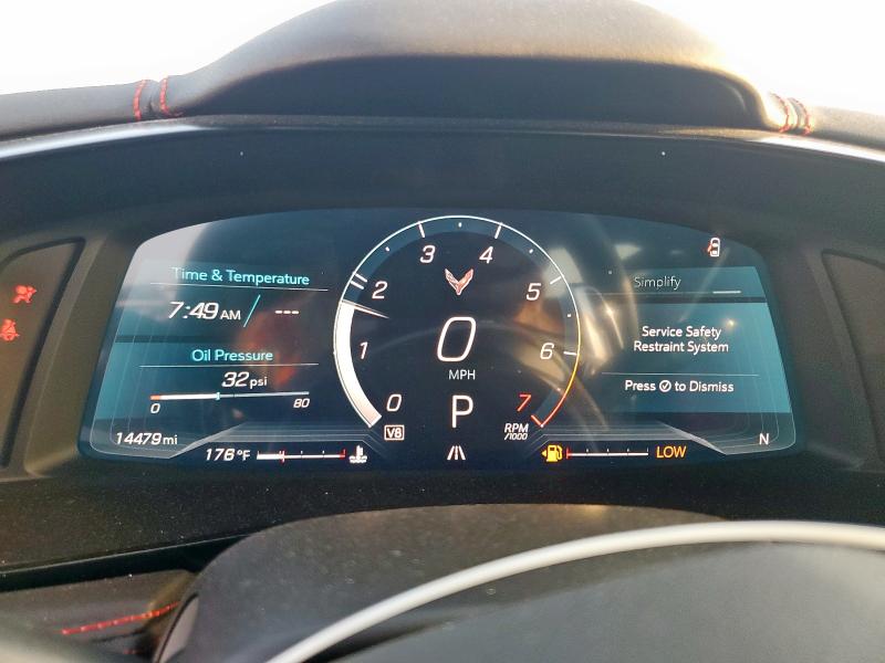 1G1YA2D49P5137839 - 2023 CHEVROLET CORVETTE STINGRAY 1LT RED photo 9