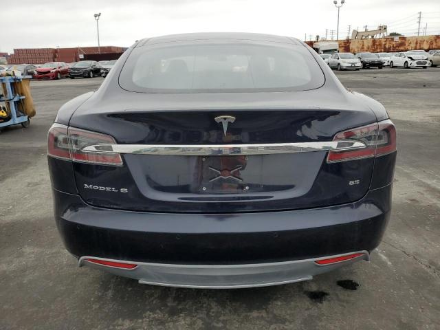 5YJSA1H15EFP34408 - 2014 TESLA MODEL S BLUE photo 6