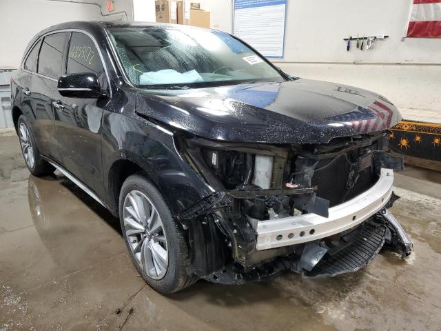 5FRYD4H57HB032034 - 2017 ACURA MDX TECHNOLOGY BLACK photo 1