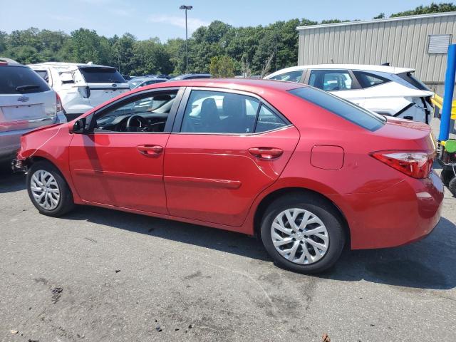 2T1BURHE7JC074590 - 2018 TOYOTA COROLLA L Червоний фото 2