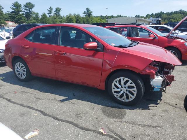 2T1BURHE7JC074590 - 2018 TOYOTA COROLLA L Червоний фото 4