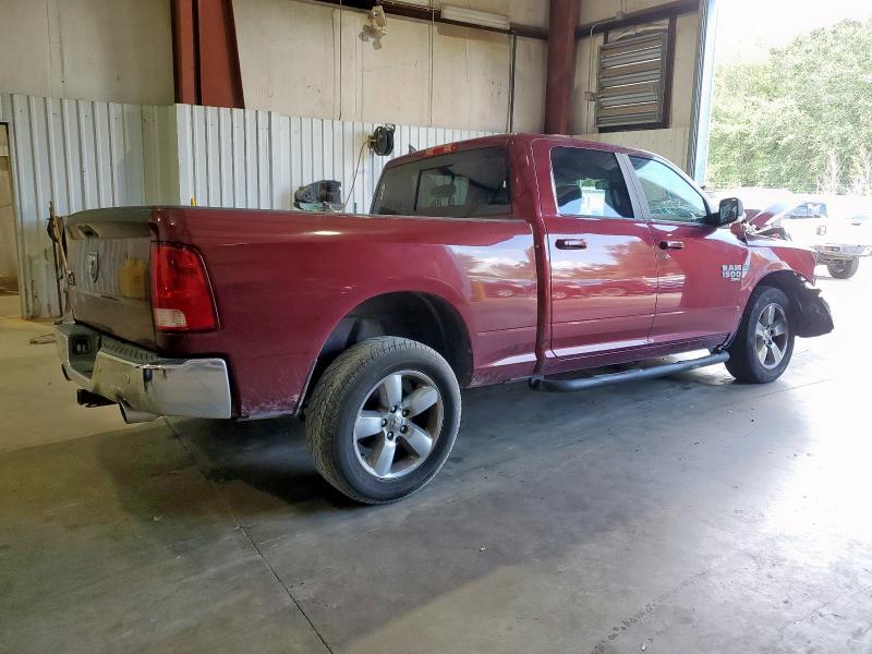 1C6RR6TT0KS711640 - 2019 RAM 1500 CLASS SLT ბურგუნდია ფოტო 3