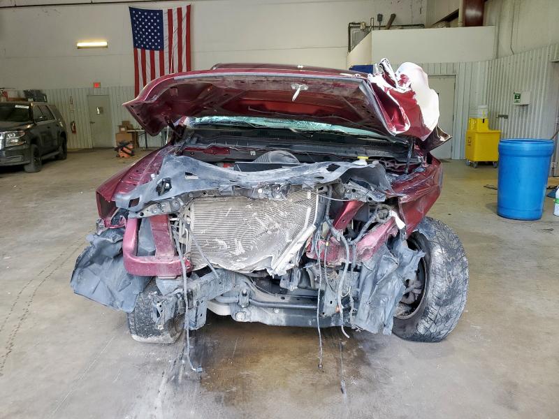 1C6RR6TT0KS711640 - 2019 RAM 1500 CLASS SLT ბურგუნდია ფოტო 5