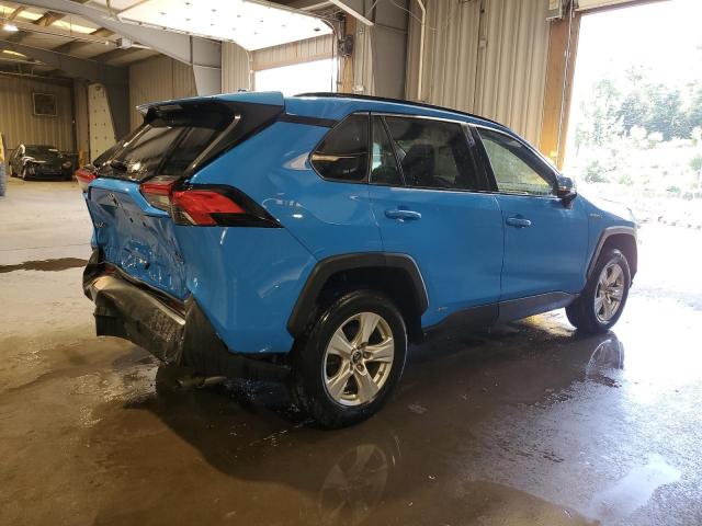 4T3MWRFV6LU007977 - 2020 TOYOTA RAV4 LE 蓝色 照片 3