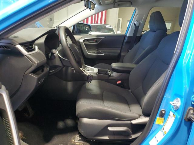 4T3MWRFV6LU007977 - 2020 TOYOTA RAV4 LE 蓝色 照片 7