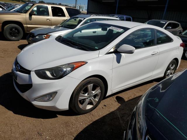 KMHDH6AE5DU018348 - 2013 HYUNDAI ELANTRA CO GS WHITE photo 1