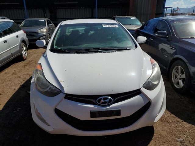 KMHDH6AE5DU018348 - 2013 HYUNDAI ELANTRA CO GS WHITE photo 5