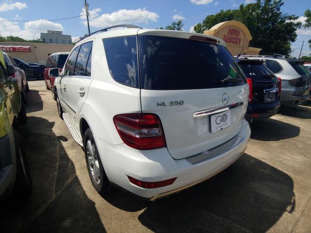 4JGBB5GB6BA695469 - 2011 MERCEDES-BENZ ML 350 WHITE photo 3