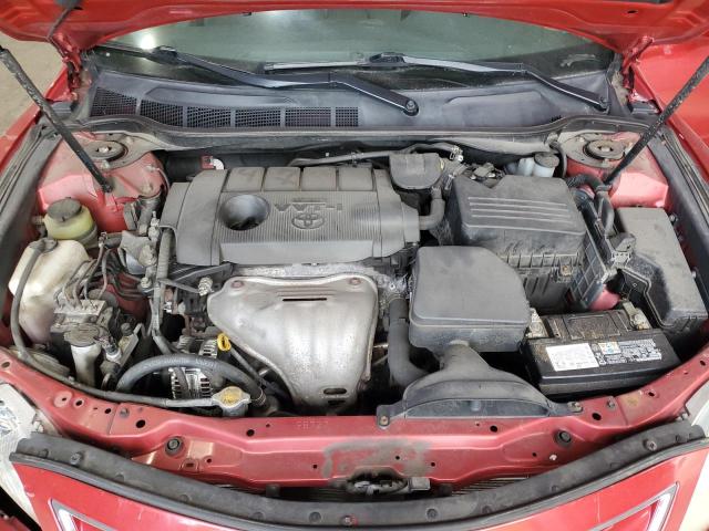 4T4BF3EK0BR160671 - 2011 TOYOTA CAMRY BASE RED photo 11