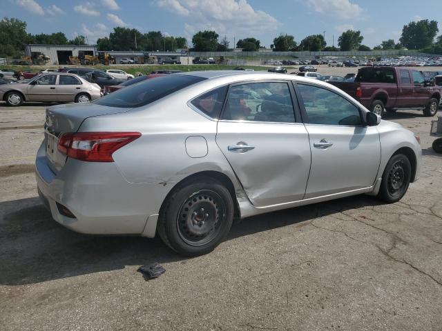 3N1AB7AP4KY363707 - 2019 NISSAN SENTRA S 银色 照片 3