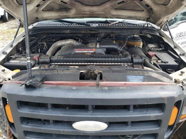 1FDAF57P57EA69102 - 2007 FORD F550 SUPER DUTY WHITE photo 11